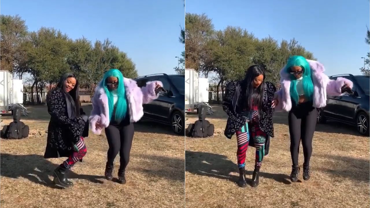 Watch Thembi Seete Gets Dancing Lessons From Kamo Mphela South